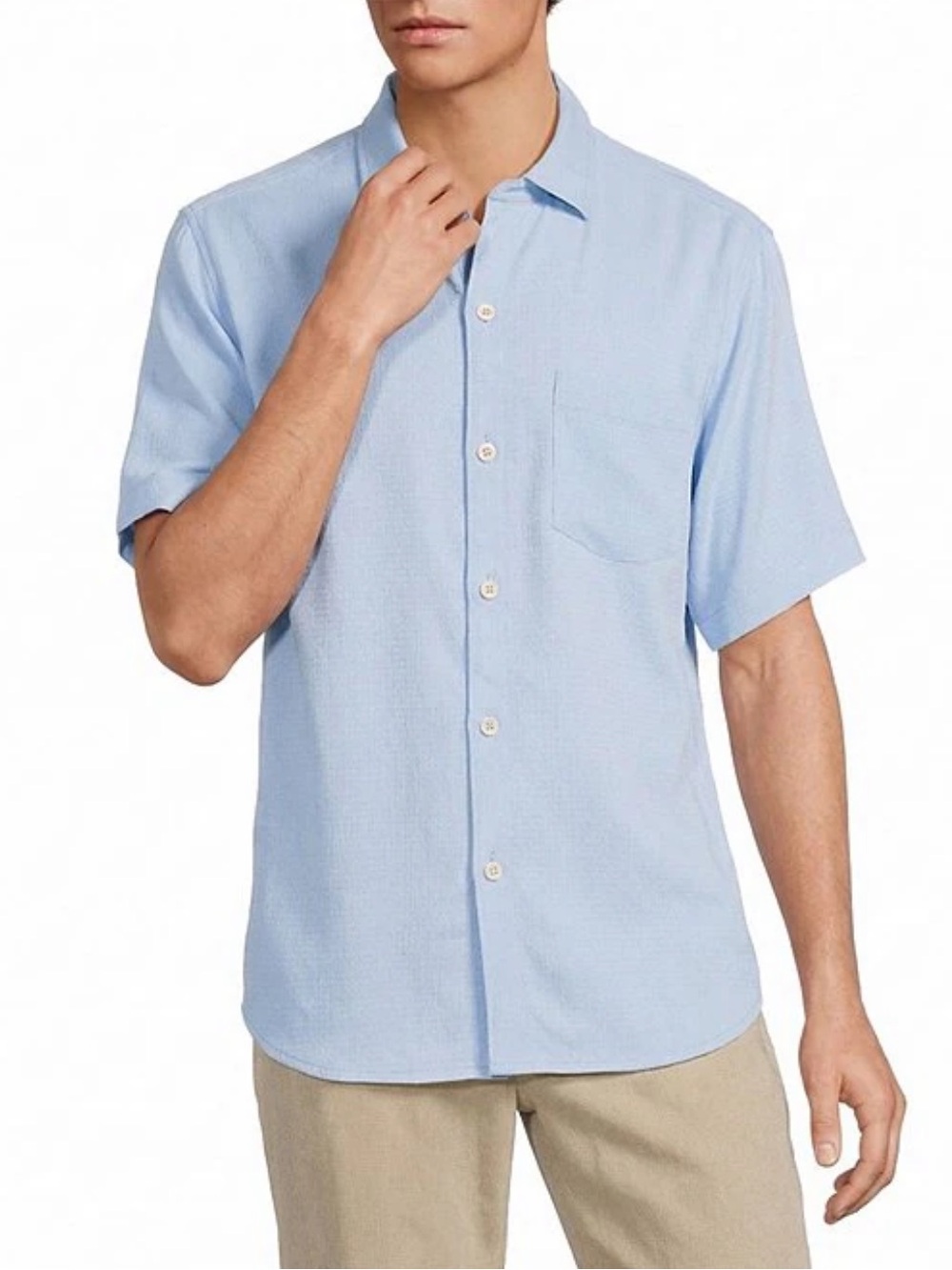NWT Tommy Bahama
Coastal Ease Shoreline Check Short Sleeve Woven Camp Shirt